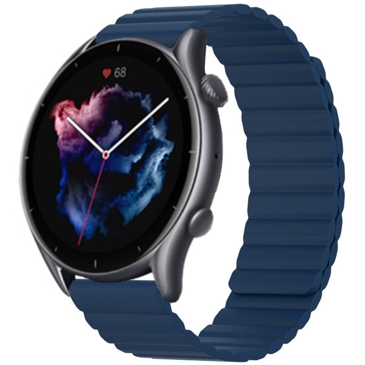Rigtigt Smuk Silikone Universal Rem passer til Amazfit Smartwatch - Blå#serie_8