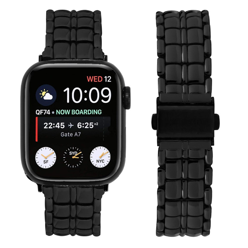 Vildt Skøn Metal Universal Rem passer til Apple Smartwatch - Sort#serie_1