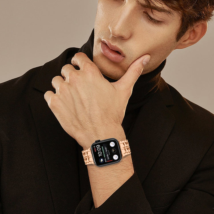 Vildt Skøn Metal Universal Rem passer til Apple Smartwatch - Pink#serie_3