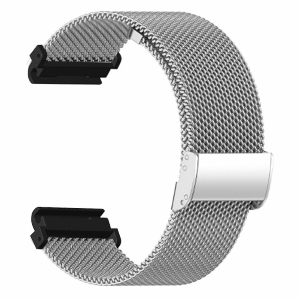 Vildt Fed Metal Universal Rem passer til Garmin Smartwatch - Sølv#serie_2