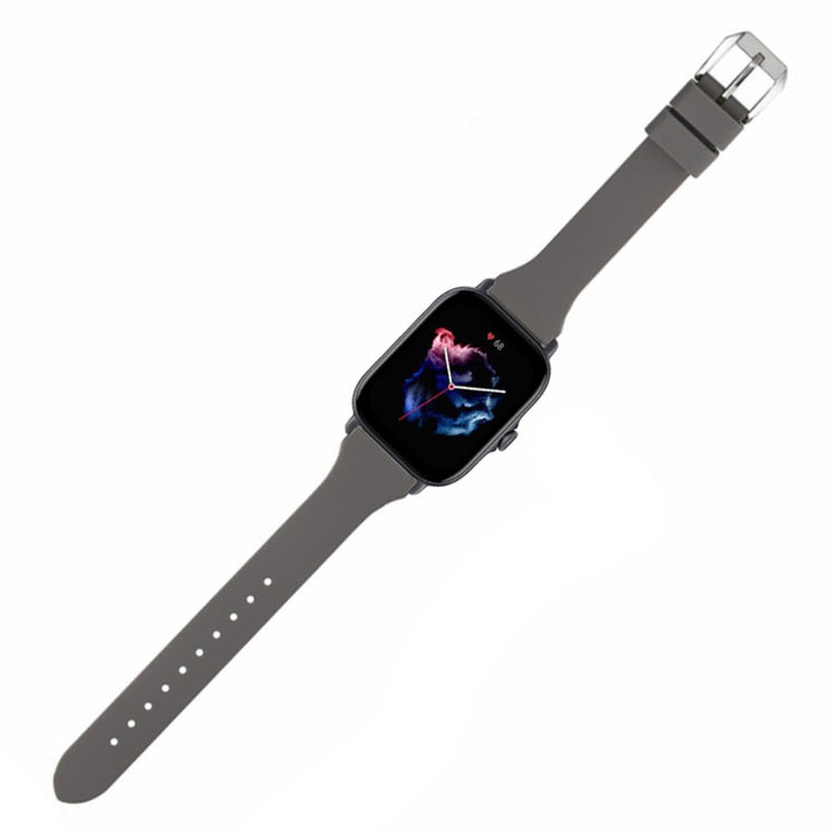 Rigtigt Godt Silikone Universal Rem passer til Amazfit Smartwatch - Sølv#serie_1