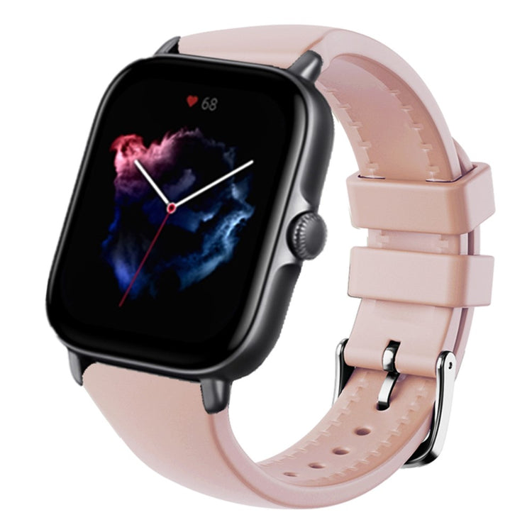 Rigtigt Godt Silikone Universal Rem passer til Amazfit Smartwatch - Pink#serie_6