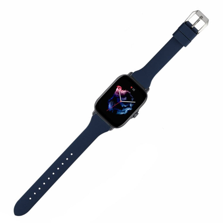Rigtigt Godt Silikone Universal Rem passer til Amazfit Smartwatch - Blå#serie_7