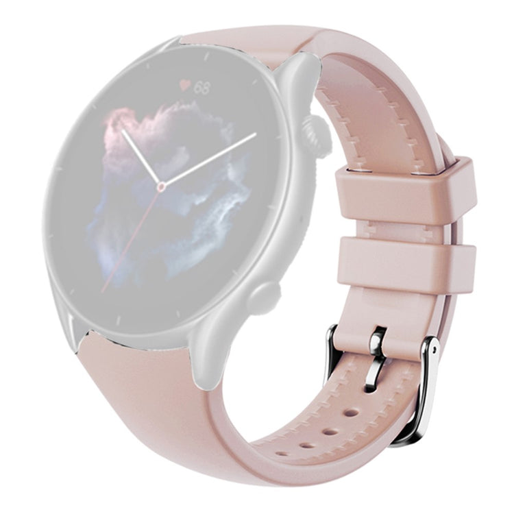 Rigtigt Hårdfør Silikone Universal Rem passer til Smartwatch - Pink#serie_4