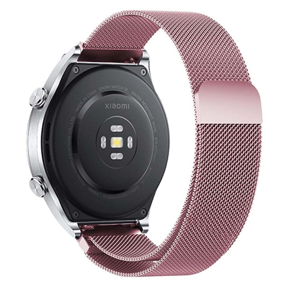 Rigtigt Skøn Metal Universal Rem passer til Smartwatch - Pink#serie_1