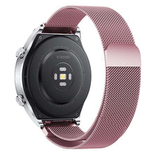 KALEBOL KLB-ML-001 Samsung Galaxy Watch3 45mm / Huawei Watch Ultimate Milanese Watch Strap 22mm Magnetic Metal Watch Band - Rose Gold#serie_1