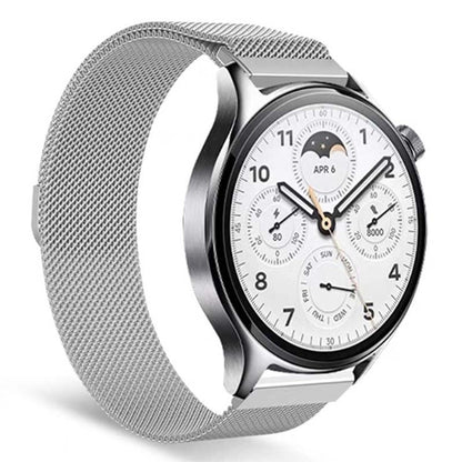 Meget Pænt Metal Universal Rem passer til Smartwatch - Sølv#serie_2