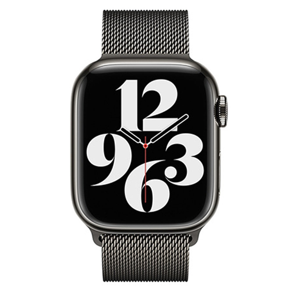 Stilren Metal Universal Rem passer til Apple Smartwatch - Sort#serie_1