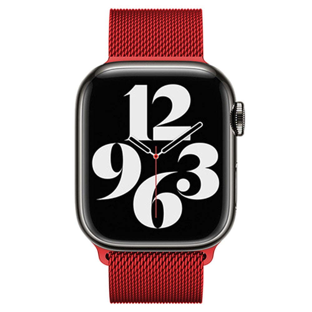 Stilren Metal Universal Rem passer til Apple Smartwatch - Rød#serie_5