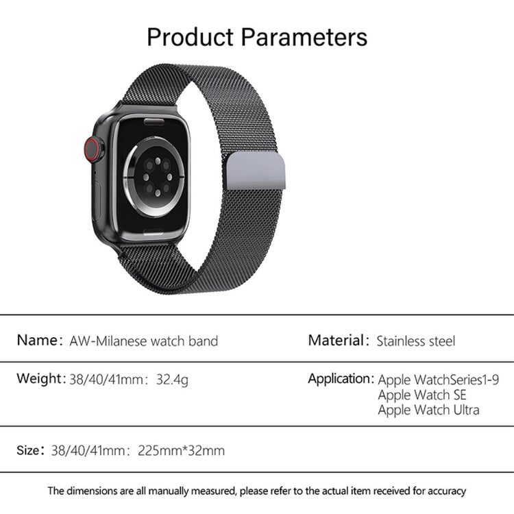 Stilren Metal Universal Rem passer til Apple Smartwatch - Rød#serie_5
