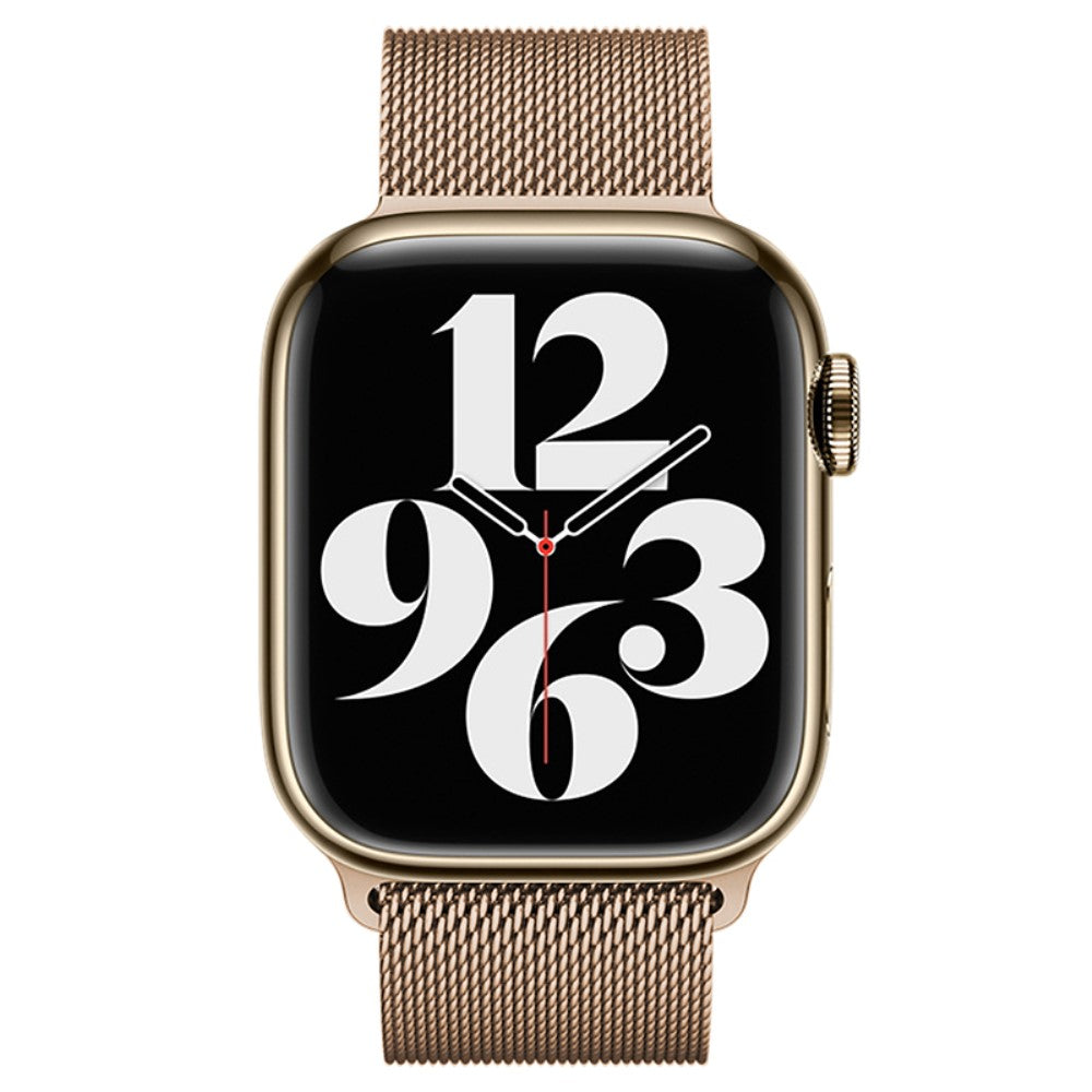 Vildt Rart Metal Universal Rem passer til Apple Smartwatch - Guld#serie_5