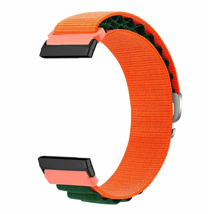 Super Godt Nylon Universal Rem passer til Fitbit Smartwatch - Orange#serie_8