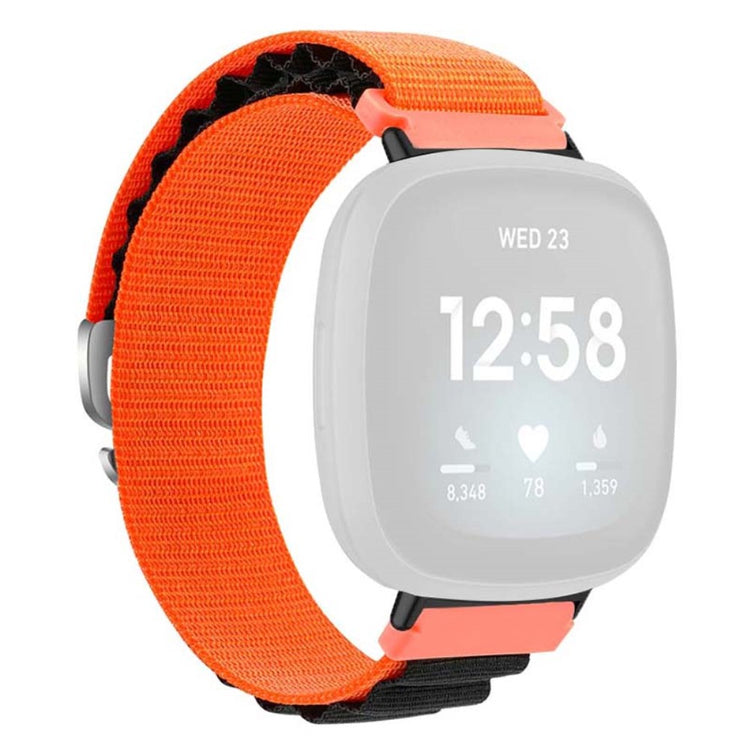 Super Godt Nylon Universal Rem passer til Fitbit Smartwatch - Orange#serie_9