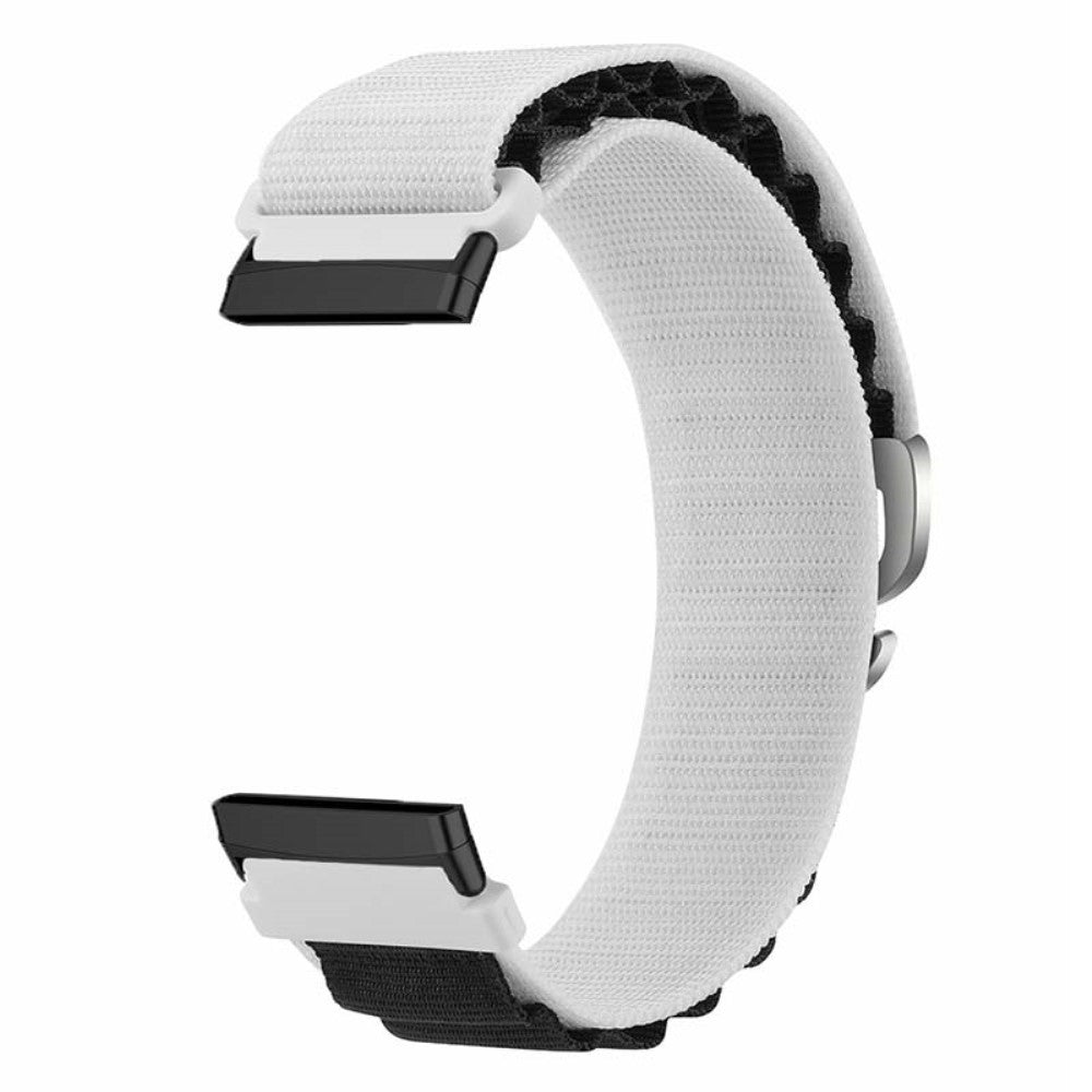 Super Godt Nylon Universal Rem passer til Fitbit Smartwatch - Hvid#serie_10