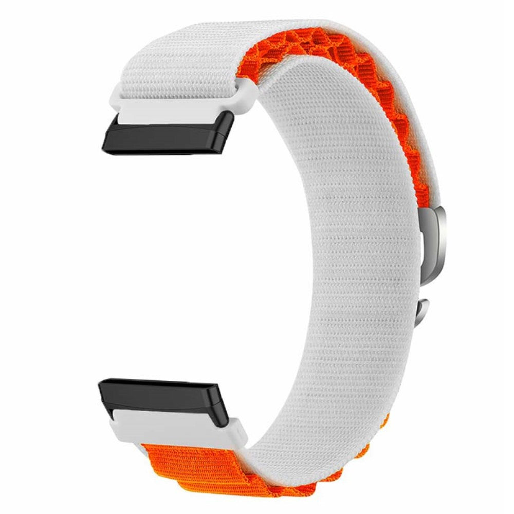 Super Godt Nylon Universal Rem passer til Fitbit Smartwatch - Orange#serie_11