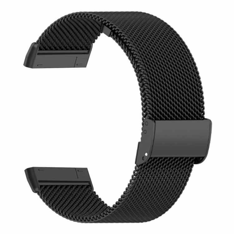 Meget Sejt Metal Universal Rem passer til Fitbit Smartwatch - Sort#serie_1