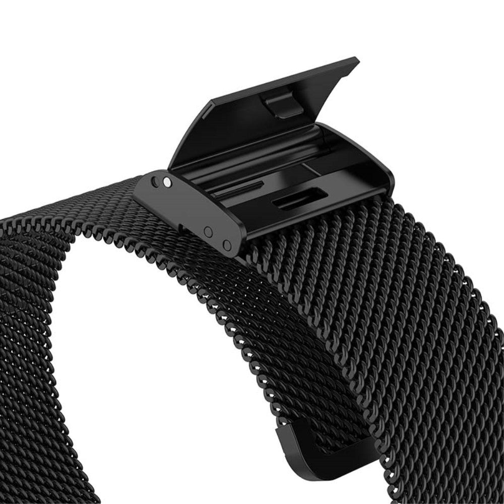 Meget Sejt Metal Universal Rem passer til Fitbit Smartwatch - Sort#serie_1