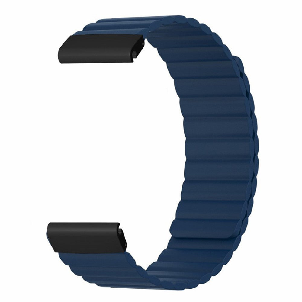 Meget Slidstærk Silikone Universal Rem passer til Smartwatch - Blå#serie_2