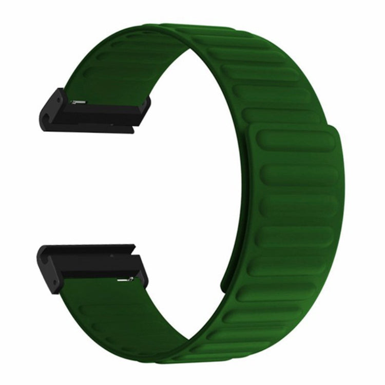Meget Slidstærk Silikone Universal Rem passer til Smartwatch - Grøn#serie_3