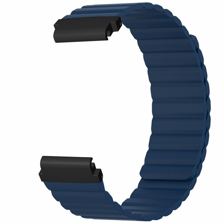 Fed Silikone Universal Rem passer til Smartwatch - Blå#serie_3
