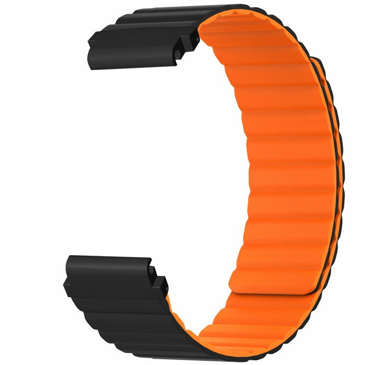 Fed Silikone Universal Rem passer til Smartwatch - Orange#serie_5