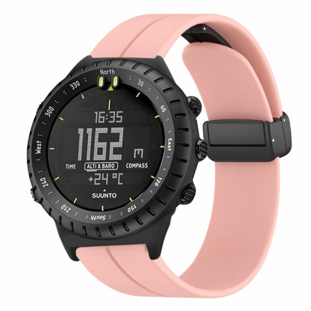 Mega Pænt Silikone Rem passer til Suunto Core - Pink#serie_4