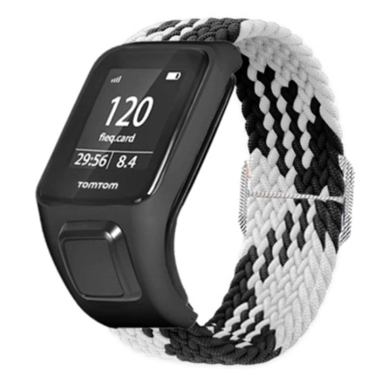 Meget Godt Nylon Universal Rem passer til Tomtom Smartwatch - Hvid#serie_5