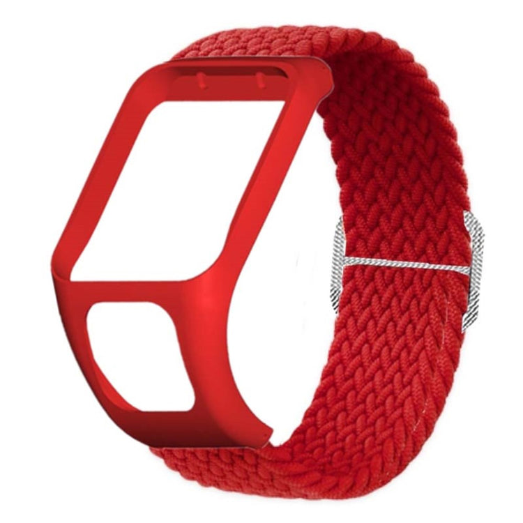 Meget Godt Nylon Universal Rem passer til Tomtom Smartwatch - Rød#serie_9
