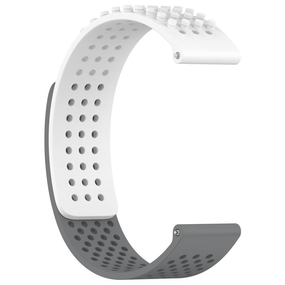 Rigtigt Nydelig Silikone Universal Rem passer til Smartwatch - Hvid#serie_3
