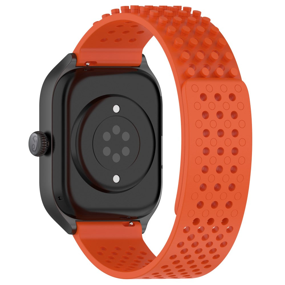 Rigtigt Nydelig Silikone Universal Rem passer til Smartwatch - Orange#serie_5