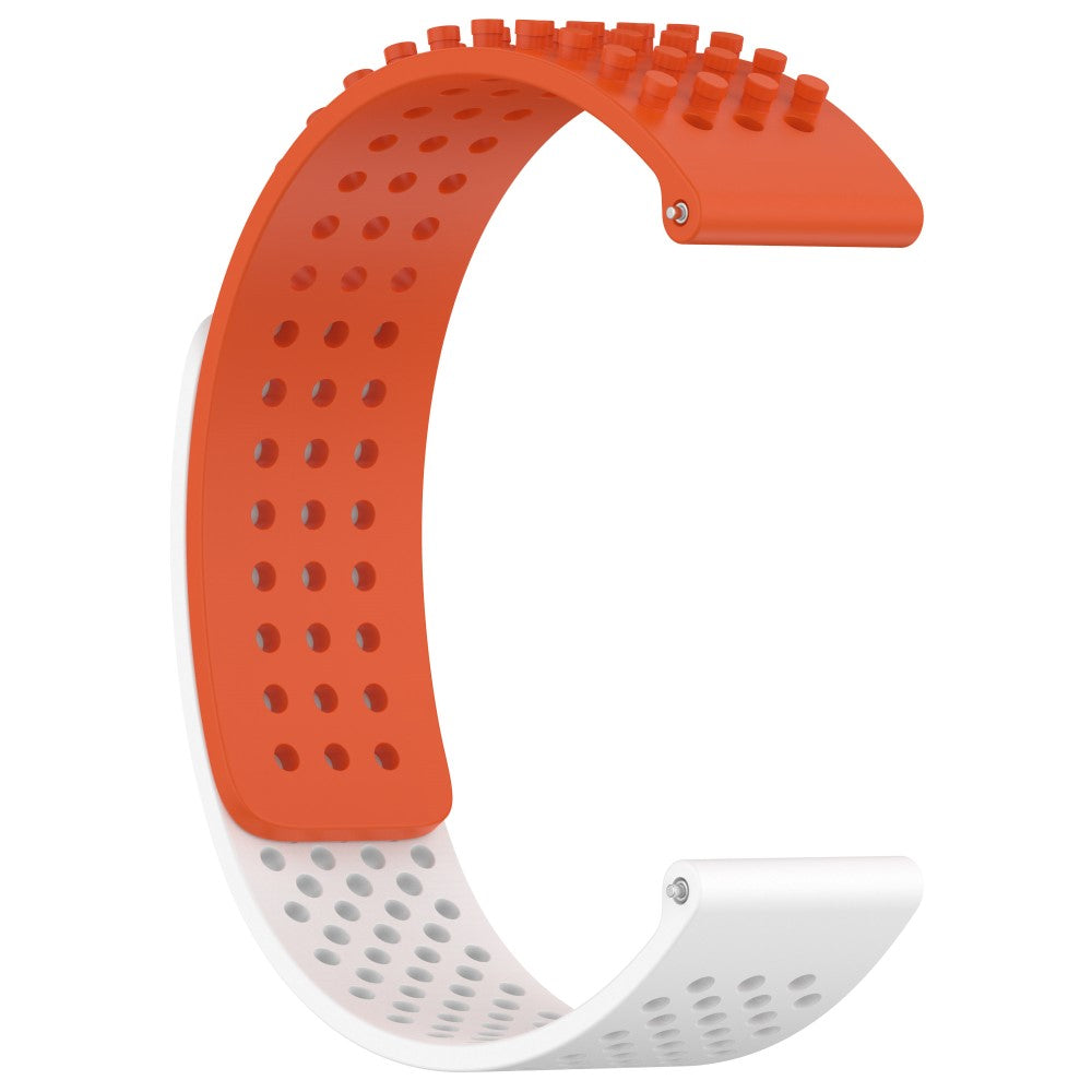 Rigtigt Nydelig Silikone Universal Rem passer til Smartwatch - Orange#serie_6