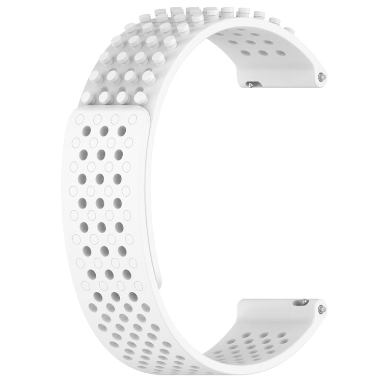 Super Fantastisk Silikone Universal Rem passer til Smartwatch - Hvid#serie_4