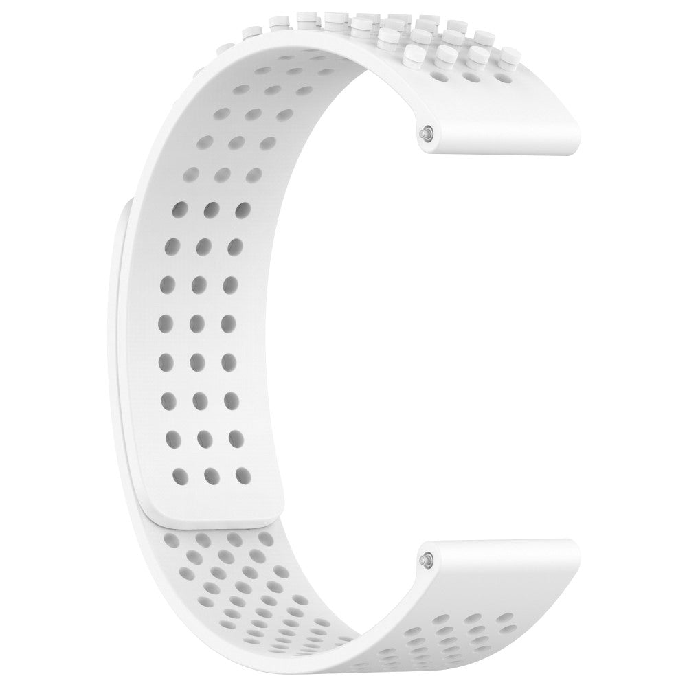 Super Fantastisk Silikone Universal Rem passer til Smartwatch - Hvid#serie_4