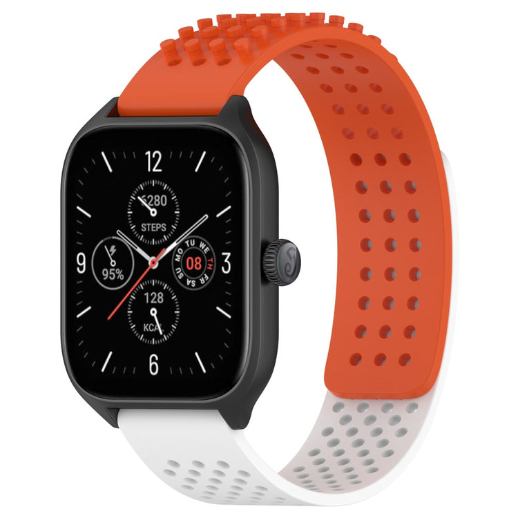 Super Fantastisk Silikone Universal Rem passer til Smartwatch - Orange#serie_6