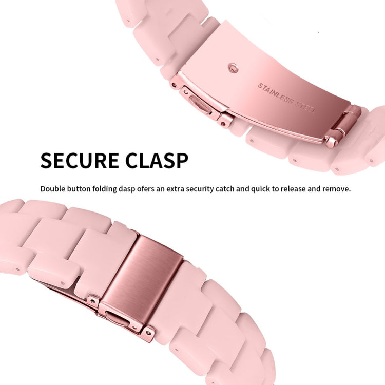 Godt Silikone Rem passer til Garmin Vivoactive 4 - Pink#serie_10