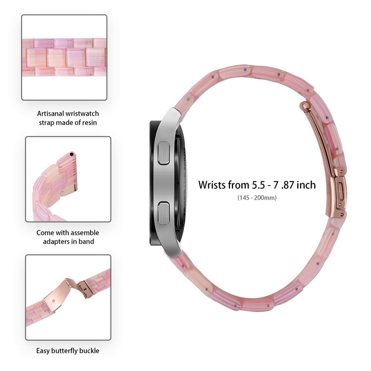 Meget Sejt Silikone Rem passer til Garmin Vivoactive 4 - Pink#serie_12