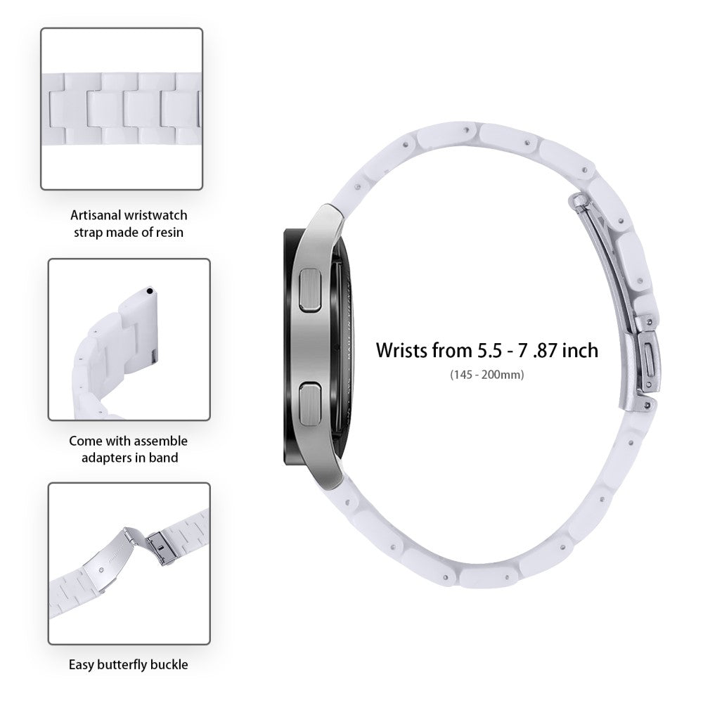 Mega Fantastisk Silikone Universal Rem passer til Huawei Smartwatch - Hvid#serie_2