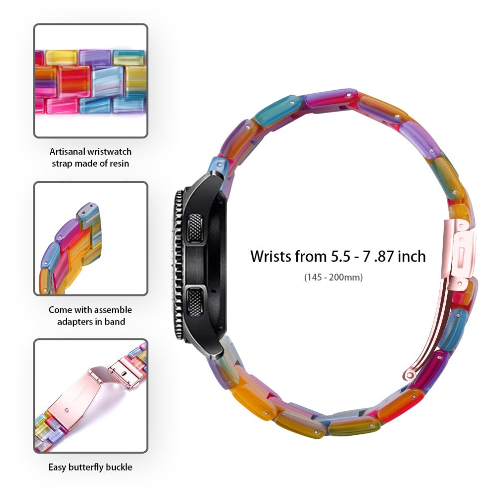 Mega Fantastisk Silikone Universal Rem passer til Huawei Smartwatch - Flerfarvet#serie_4