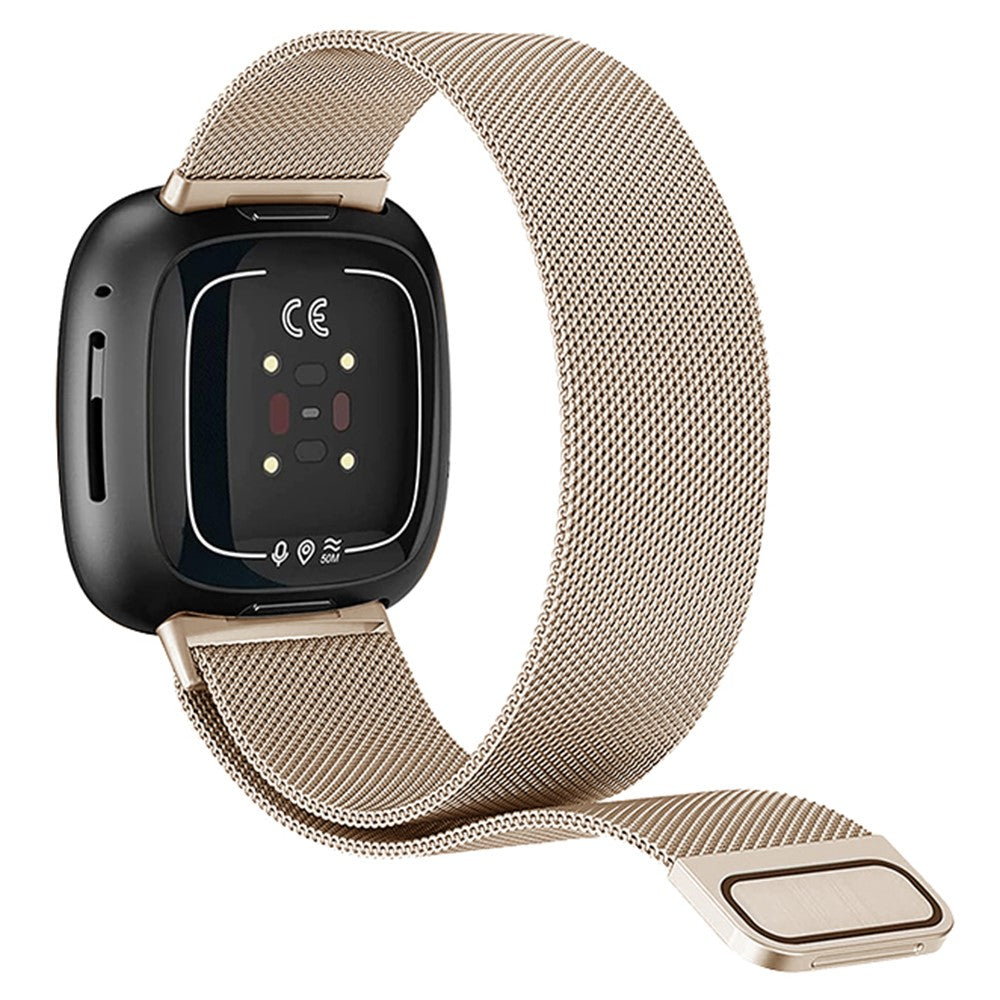 Vildt Fed Metal Universal Rem passer til Fitbit Smartwatch - Guld#serie_2