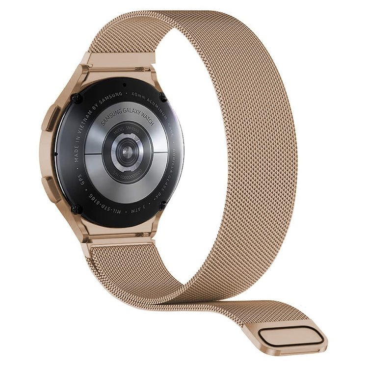 Mega Kønt Metal Universal Rem passer til Samsung Smartwatch - Guld#serie_2