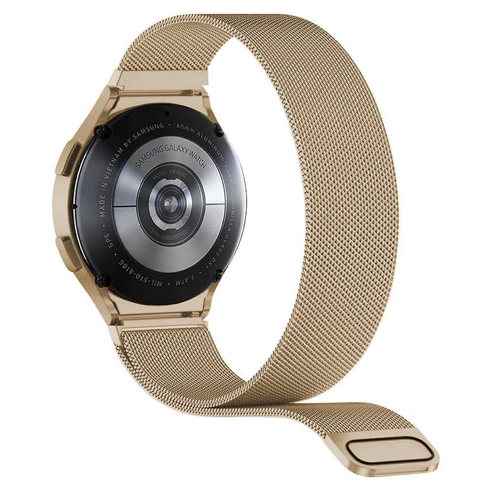 Mega Kønt Metal Universal Rem passer til Samsung Smartwatch - Guld#serie_3