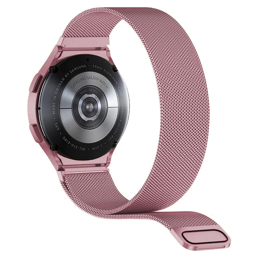 Mega Kønt Metal Universal Rem passer til Samsung Smartwatch - Pink#serie_4