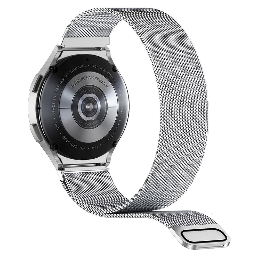 Mega Kønt Metal Universal Rem passer til Samsung Smartwatch - Sølv#serie_7