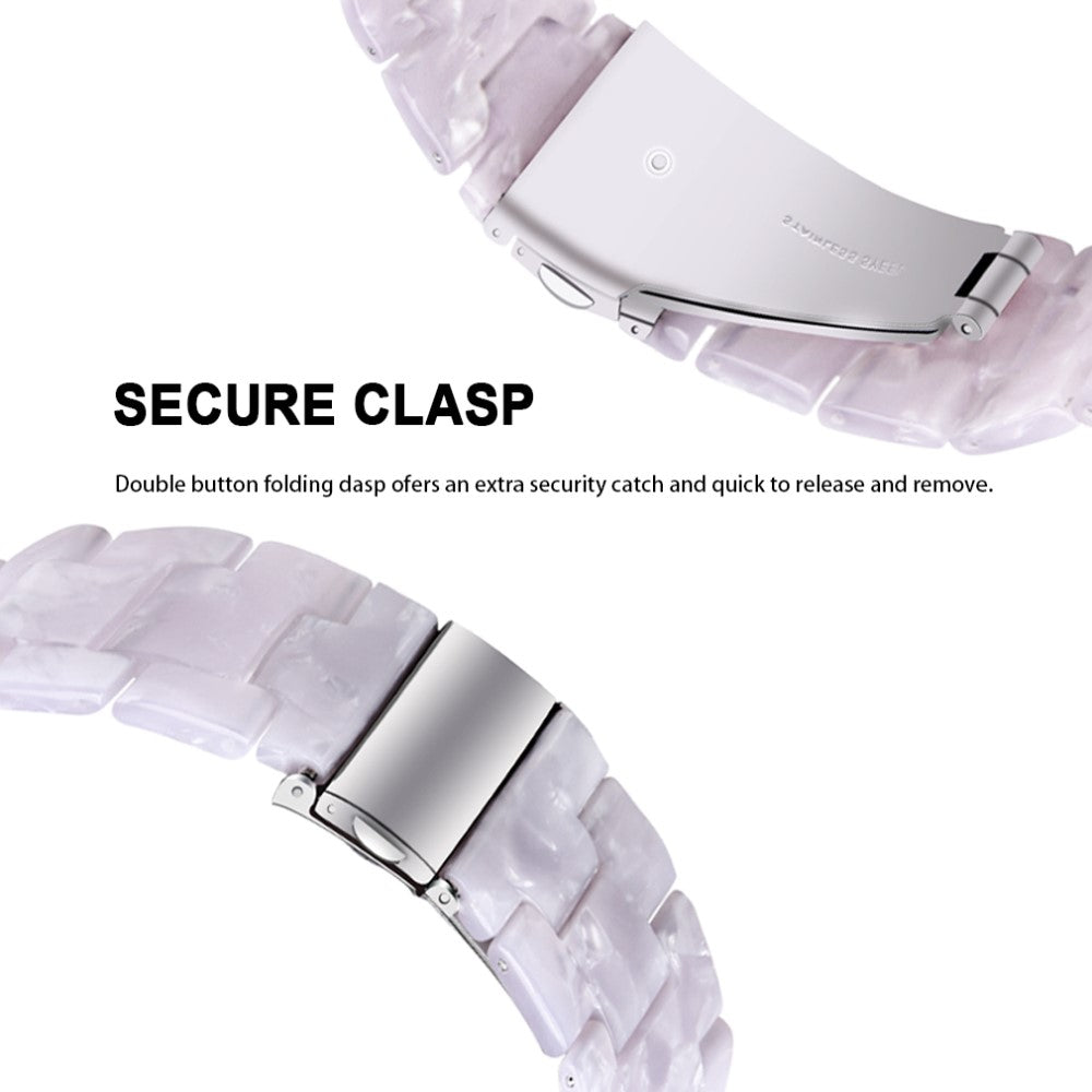 Stilren Silikone Universal Rem passer til Huawei Smartwatch - Hvid#serie_4