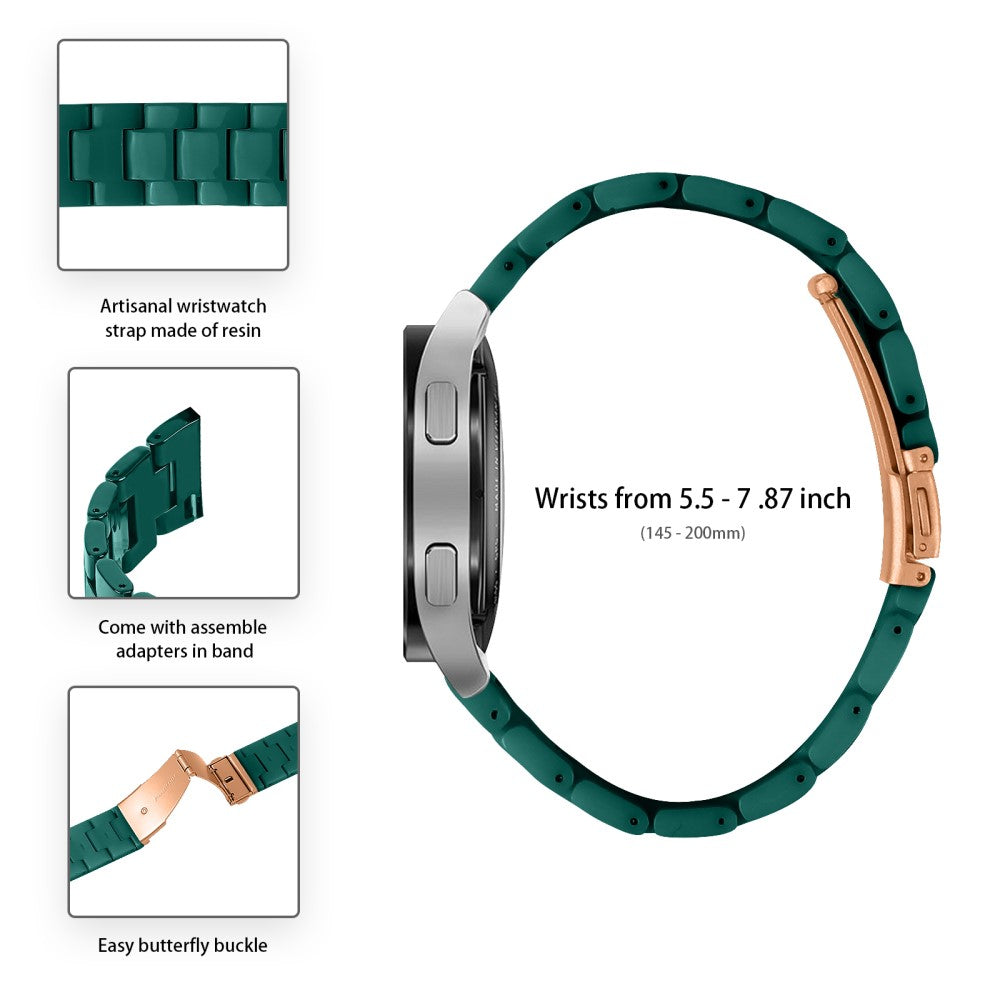 Stilren Silikone Universal Rem passer til Huawei Smartwatch - Grøn#serie_8