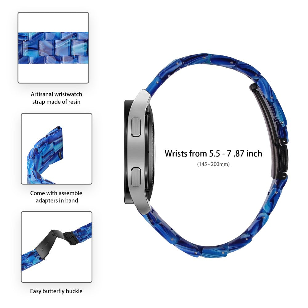 Stilren Silikone Universal Rem passer til Huawei Smartwatch - Blå#serie_10