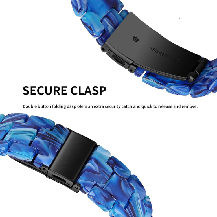 Stilren Silikone Universal Rem passer til Huawei Smartwatch - Blå#serie_10