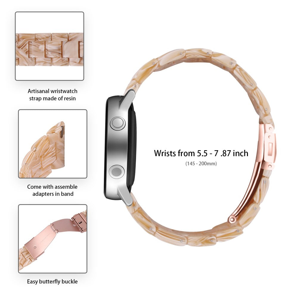 Stilren Silikone Universal Rem passer til Huawei Smartwatch - Pink#serie_11