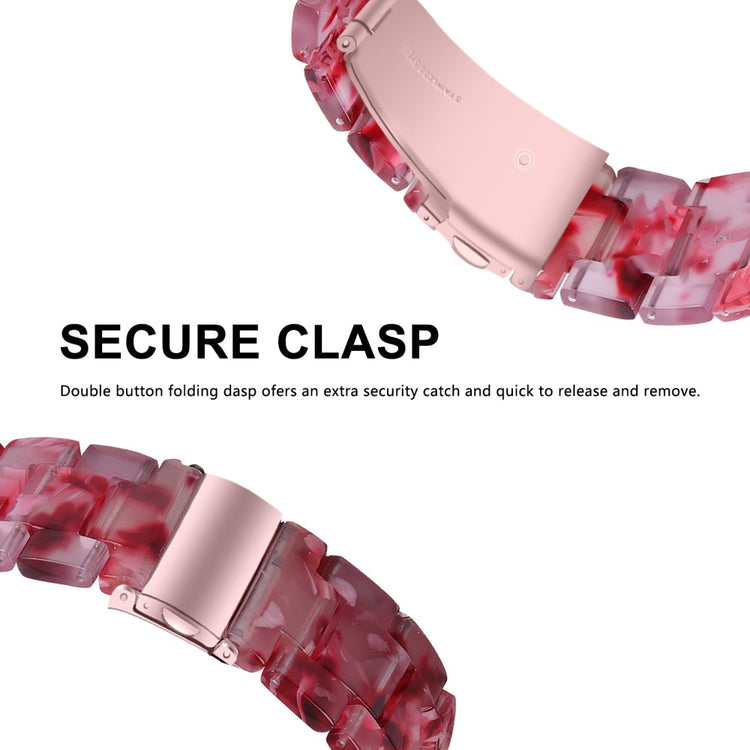 Stilren Silikone Universal Rem passer til Huawei Smartwatch - Pink#serie_13