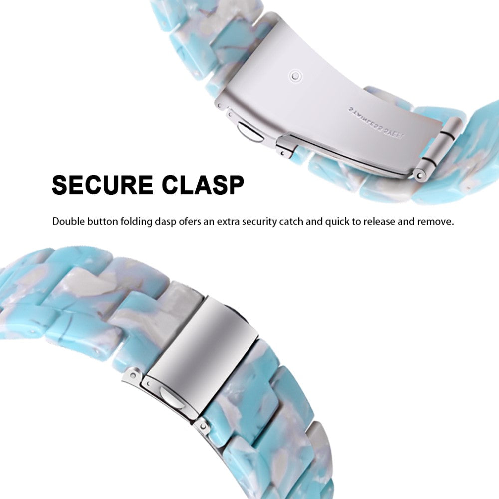 Stilren Silikone Universal Rem passer til Huawei Smartwatch - Blå#serie_14